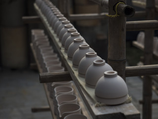 The tea in the courtyard