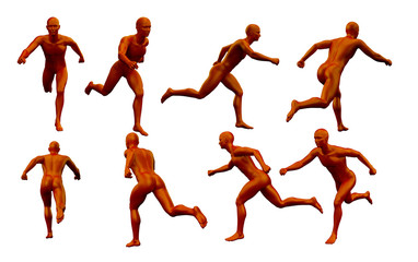 3d rendering medical illustration of the male anatomy