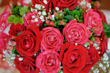 wedding decoration flower background 