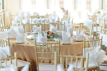 wedding chair decoration / table food