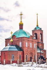 Fototapeta na wymiar Russia . Pervouralsk. The Church of Peter and Paul.