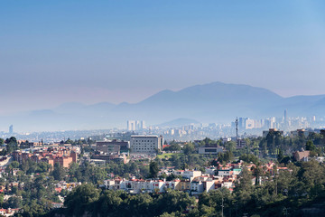 Water dam, panoramic view