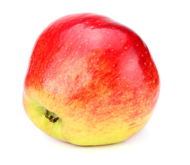 red apple isolated on a white background