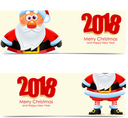 Santa Claus. Merry Christmas and Happy New Year