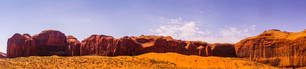 Monument Valley in Utah, USA. The Land of Navajo