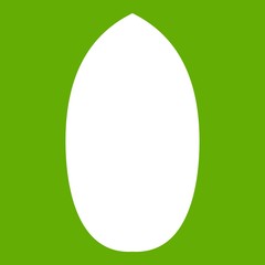 Pecan nut icon green