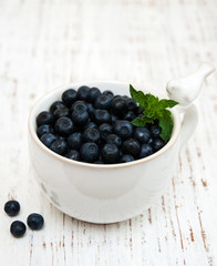 Cup with Blueberries