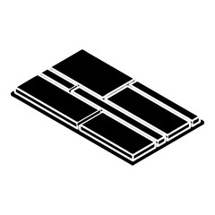 Floor tiles icon, simple style