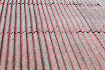 roof is covered with tile background. protecting the roof of the house