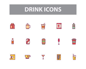 Drink Vector Icons
