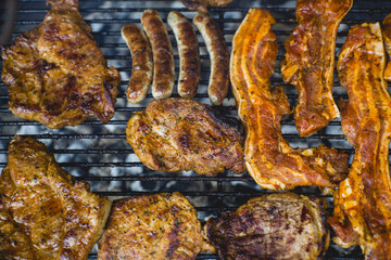 barbecue meat and beef