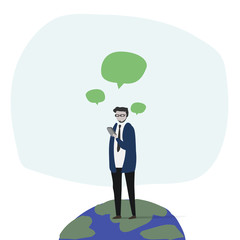 Vector collection of business people