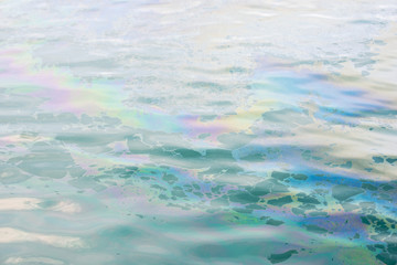Fototapeta na wymiar abstract colrful oil slick on the water background