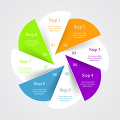 Vector infographic template.