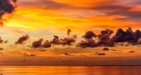 orange sky über hatteras island, north carolina © Dirk