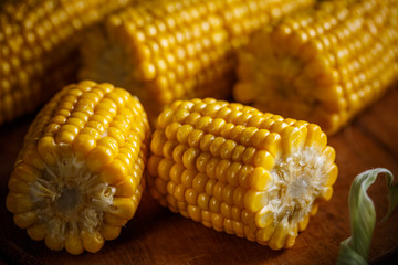 Sweet boiled corn