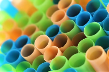 An image of colorful straws