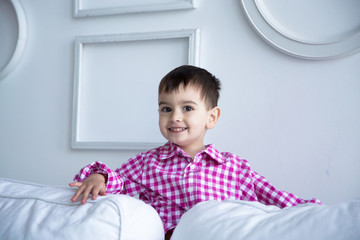Fototapeta premium child in shirt, portrait