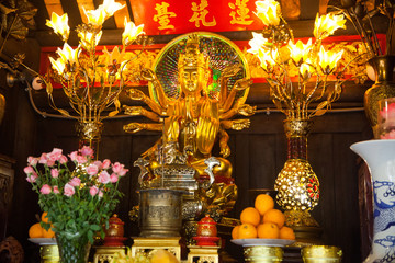 temple of literature in Hanoi, Vietnam