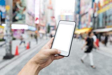 smart phone in akihabara