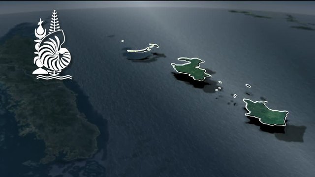 Loyalty Islands Province With Coat Of Arms Animation Map
Administrative Divisions Of New Caledonia
