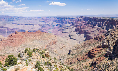 Fototapeta na wymiar Deep canyon of the Grand Canyon on the Colorado Plateau