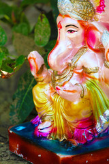 Hindu god Ganesha statue 