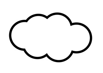 Cloud Frame clip-art