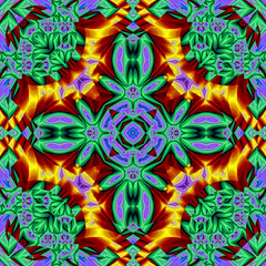 Abstrakt fraktal nahtlos symmetrisch abbildung