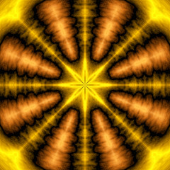 abstrakt fraktal oktagonal stern muster