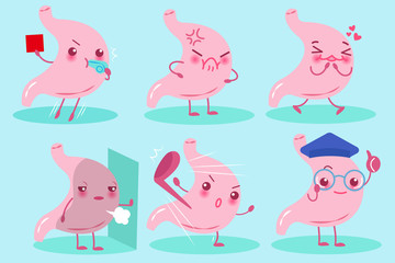 cute cartoon stomach