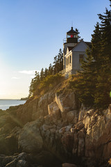 Sunset at Bass Harbor Head Lighthouse