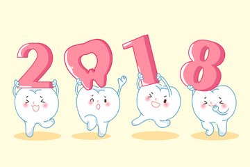 tooth with merry christmas