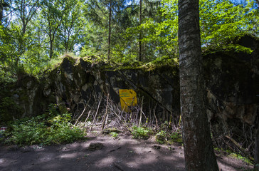 Wolf's Lair, Bunker in Poland - German Nazi's Second World War WWI heritage, demolished at the end of the war