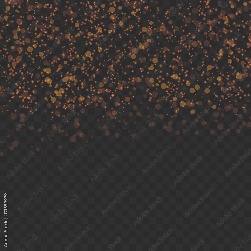 Canvas Prints abstract glitter shimmering particles over dark layout
