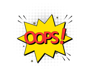 oops label icon