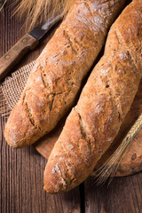 hausgemachte baguette