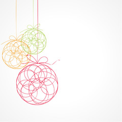 affiche boules de noël