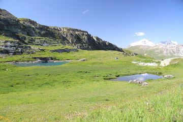Camping en haute montagne, alpes