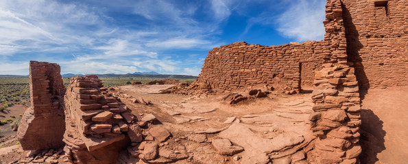 Wukoki Ruins complex in Wupatki national monument, Arizona