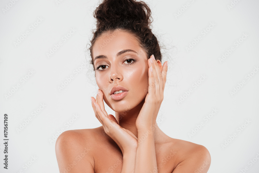 Wall mural Beauty portrait of a pretty young woman