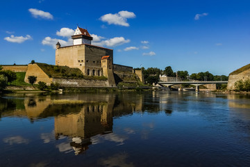 Fototapeta na wymiar Herman castle in Narva, Estonia