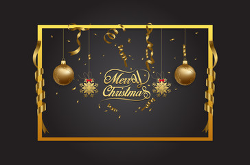 Merry Christmas and happy new year background
