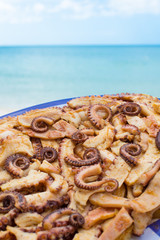 Galician style Octopus  (Pulpo a la Gallega)