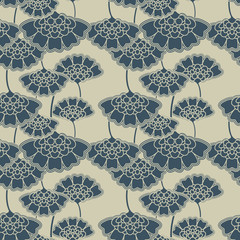 Seamless floral japanese pattern