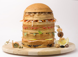 Panettone salato farcito gusto mare © BrunoBarillari