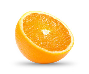 orange slice  isolated on white background