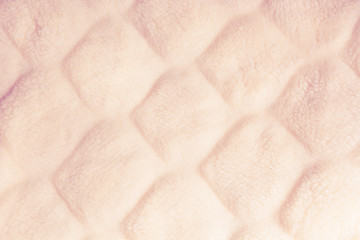 Pale fur close up background. Texture, abstract pattern.