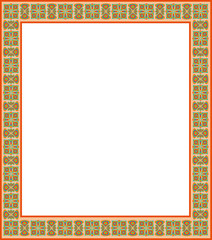 Abstract colored vector frame