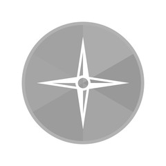 Kreis Icon - Himmelsrichtungen